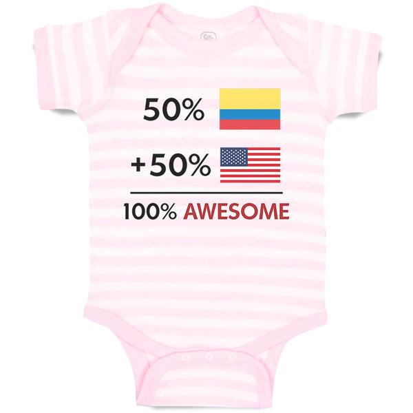 50% Colombian 50% American = 100% Awesome