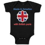 Baby Clothes Made in America with British Parts Funny Style B Baby Bodysuits