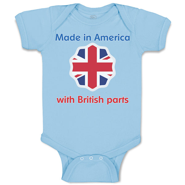 Baby Clothes Made in America with British Parts Funny Style B Baby Bodysuits