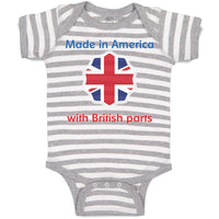 Baby Clothes Made in America with British Parts Funny Style B Baby Bodysuits