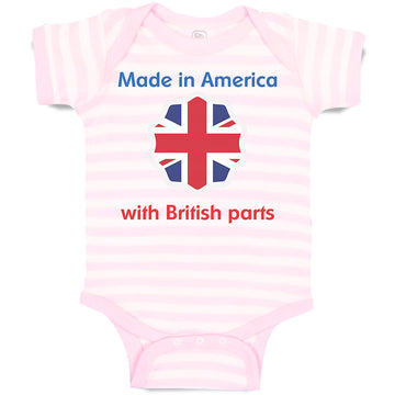 Baby Clothes Made in America with British Parts Funny Style B Baby Bodysuits