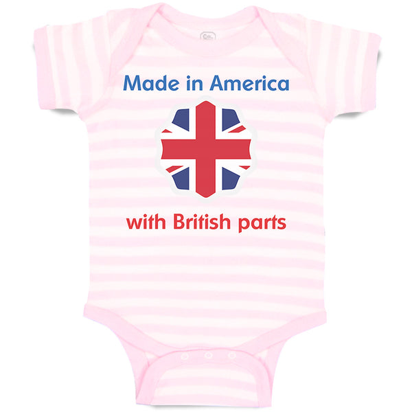 Baby Clothes Made in America with British Parts Funny Style B Baby Bodysuits