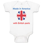 Baby Clothes Made in America with British Parts Funny Style B Baby Bodysuits