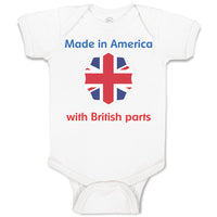 Baby Clothes Made in America with British Parts Funny Style B Baby Bodysuits