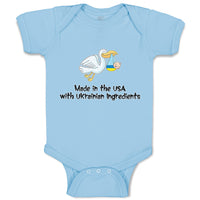 Baby Clothes Made in The Usa with Ukrainian Ingredients Baby Bodysuits Cotton