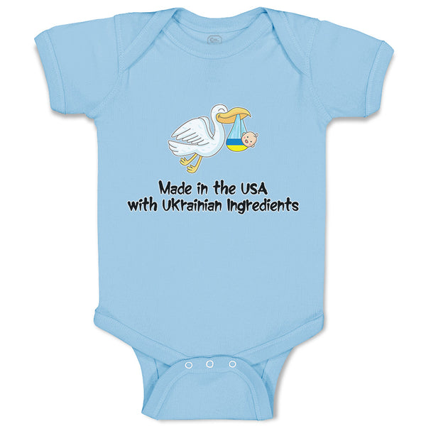 Baby Clothes Made in The Usa with Ukrainian Ingredients Baby Bodysuits Cotton