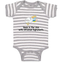 Baby Clothes Made in The Usa with Ukrainian Ingredients Baby Bodysuits Cotton