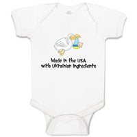 Baby Clothes Made in The Usa with Ukrainian Ingredients Baby Bodysuits Cotton