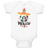 Baby Clothes Mexican Mexico Baby Bodysuits Boy & Girl Newborn Clothes Cotton