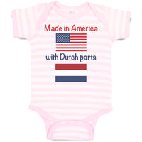 Baby Clothes Made in America with Dutch Parts Baby Bodysuits Boy & Girl Cotton