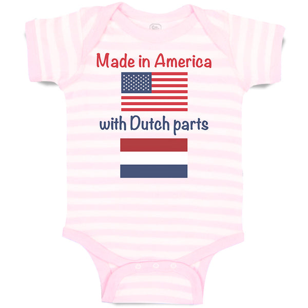 Baby Clothes Made in America with Dutch Parts Baby Bodysuits Boy & Girl Cotton