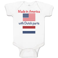 Baby Clothes Made in America with Dutch Parts Baby Bodysuits Boy & Girl Cotton