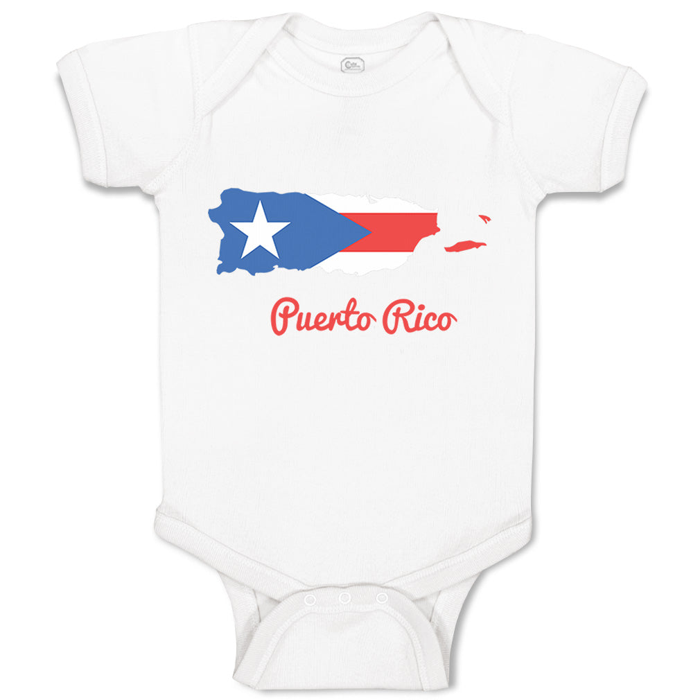 Body Bébé République Dominicaine - Motif Drapeau Et Cœur, 100% Coton, Manches Courtes - Taille 12 Mois - 3