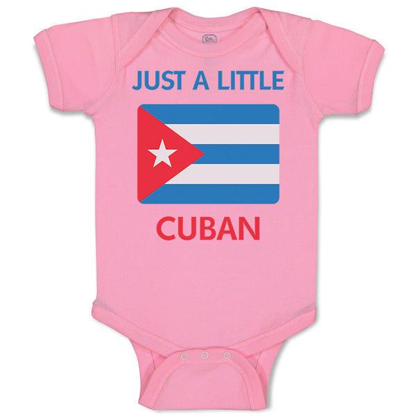 Baby Clothes Just A Little Cuban Baby Bodysuits Boy & Girl Cotton