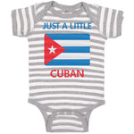 Baby Clothes Just A Little Cuban Baby Bodysuits Boy & Girl Cotton