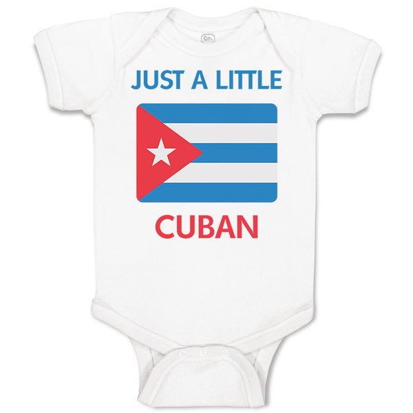 Baby Clothes Just A Little Cuban Baby Bodysuits Boy & Girl Cotton