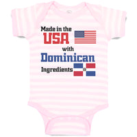 Baby Clothes Made in The Us with Dominican Ingredients Baby Bodysuits Cotton