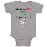 Baby Clothes Made in The Usa with Hungarian Ingredients Baby Bodysuits Cotton