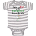 Baby Clothes Made in The Usa with Hungarian Ingredients Baby Bodysuits Cotton
