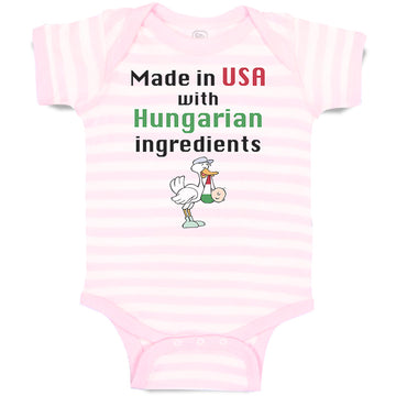Baby Clothes Made in The Usa with Hungarian Ingredients Baby Bodysuits Cotton