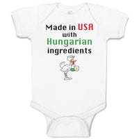 Baby Clothes Made in The Usa with Hungarian Ingredients Baby Bodysuits Cotton