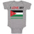 Baby Clothes I Love My Jordanian Dad Style A Baby Bodysuits Boy & Girl Cotton