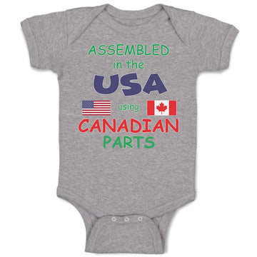 Baby Clothes Assembled in The Usa Using Canadian Parts Baby Bodysuits Cotton