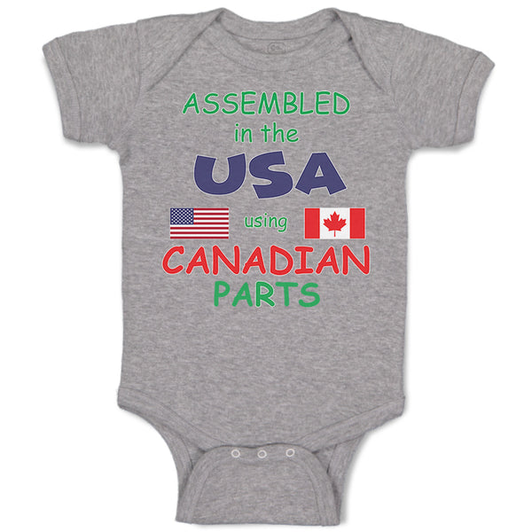 Baby Clothes Assembled in The Usa Using Canadian Parts Baby Bodysuits Cotton