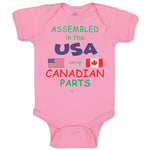 Baby Clothes Assembled in The Usa Using Canadian Parts Baby Bodysuits Cotton