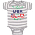 Baby Clothes Assembled in The Usa Using Canadian Parts Baby Bodysuits Cotton