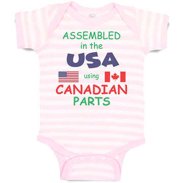 Baby Clothes Assembled in The Usa Using Canadian Parts Baby Bodysuits Cotton