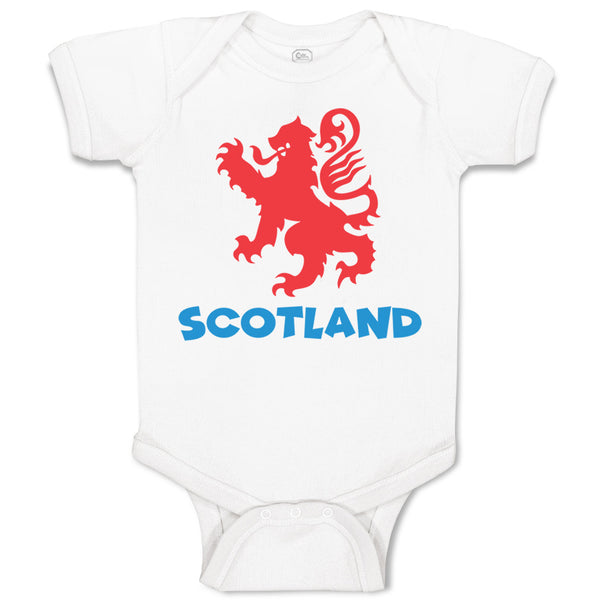 Baby Clothes Scotland Scott Scottish Style B Baby Bodysuits Boy & Girl Cotton