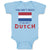 Baby Clothes You Aren'T Much If You Aren'T Dutch Baby Bodysuits Cotton