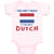 Baby Clothes You Aren'T Much If You Aren'T Dutch Baby Bodysuits Cotton