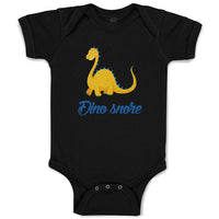 Baby Clothes Dino Snore Animals Dinosaurs Baby Bodysuits Boy & Girl Cotton