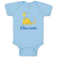Baby Clothes Dino Snore Animals Dinosaurs Baby Bodysuits Boy & Girl Cotton