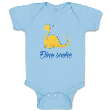 Baby Clothes Dino Snore Animals Dinosaurs Baby Bodysuits Boy & Girl Cotton