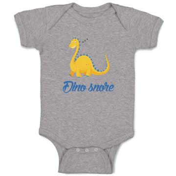 Baby Clothes Dino Snore Animals Dinosaurs Baby Bodysuits Boy & Girl Cotton