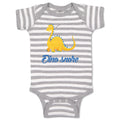 Baby Clothes Dino Snore Animals Dinosaurs Baby Bodysuits Boy & Girl Cotton