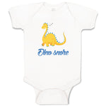 Baby Clothes Dino Snore Animals Dinosaurs Baby Bodysuits Boy & Girl Cotton