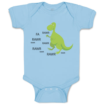 Baby Clothes Rawr Dinosaur Dino Dinos Baby Bodysuits Boy & Girl Cotton