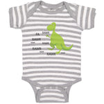 Baby Clothes Rawr Dinosaur Dino Dinos Baby Bodysuits Boy & Girl Cotton