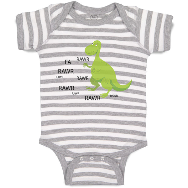 Baby Clothes Rawr Dinosaur Dino Dinos Baby Bodysuits Boy & Girl Cotton