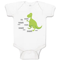 Baby Clothes Rawr Dinosaur Dino Dinos Baby Bodysuits Boy & Girl Cotton