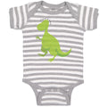 Baby Clothes Zzzzz Dinosaur Dino Sleeping Baby Bodysuits Boy & Girl Cotton
