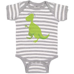 Baby Clothes Zzzzz Dinosaur Dino Sleeping Baby Bodysuits Boy & Girl Cotton