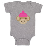 Baby Clothes Little Monkey Moon Animals Safari Baby Bodysuits Boy & Girl Cotton
