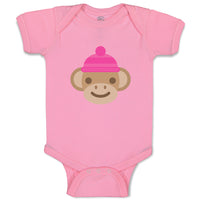 Baby Clothes Little Monkey Moon Animals Safari Baby Bodysuits Boy & Girl Cotton