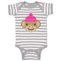 Baby Clothes Little Monkey Moon Animals Safari Baby Bodysuits Boy & Girl Cotton