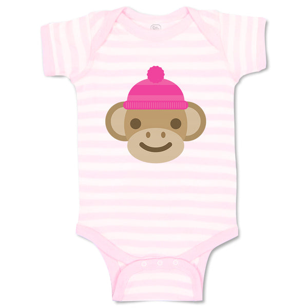 Baby Clothes Little Monkey Moon Animals Safari Baby Bodysuits Boy & Girl Cotton